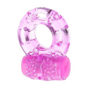 Purple Dual Vibrating Penis Rings